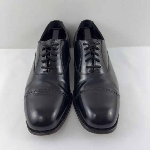 Florsheim Lexington‎ cap toe black oxford M-8.5 - Picture 2 of 9